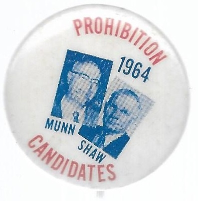 Munn, Shaw 1964 Prohibition Party