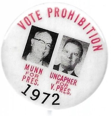Munn, Uncapher 1972 Prohibition Party Jugate