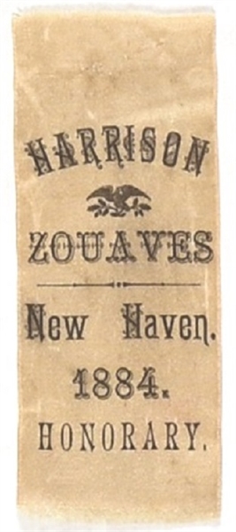 Harrison Zouaves New Haven Ribbon