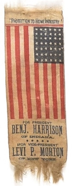 Harrison and Morton Flag Ribbon