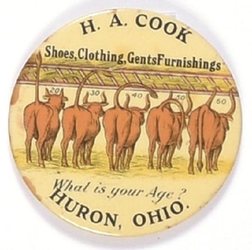 H.A. Cook Clothing Ohio What is Your Age Mirror