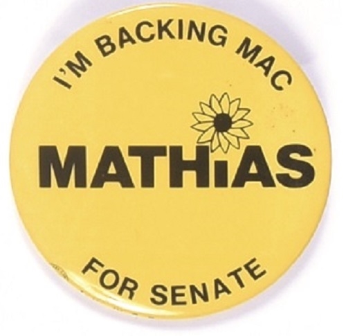 Mathias Im Backing Mac for Senate, Maryland