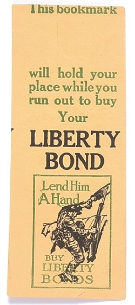 World War I Liberty Bond Bookmark
