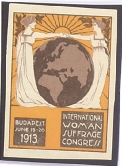 Budapest 1913 Womens Congress Stamp