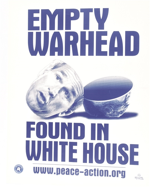 George W. Bush Empty Warhead Poster