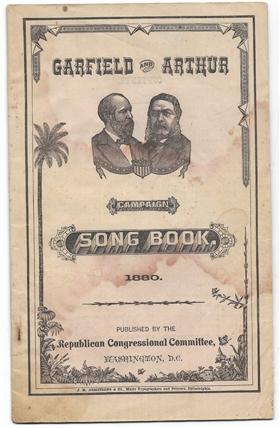 Garfield and Arthur 1880 Songbook