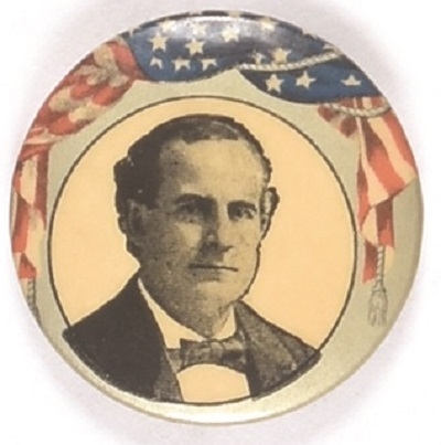 William Jennings Bryan Flag Design Pin