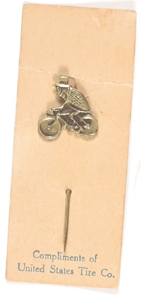 Gold Bug on Bicycle with Original Card