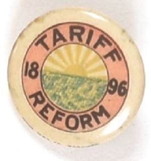 McKinley Tariff Reform 1896 Stickpin