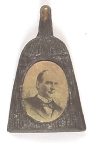 William McKinley Broom Pinback
