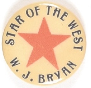 Bryan Star of the West Celluloid