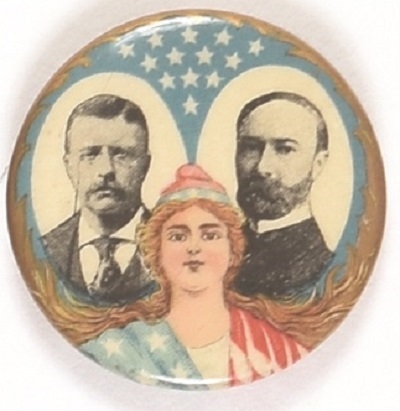 Roosevelt, Fairbanks Lady Liberty Jugate