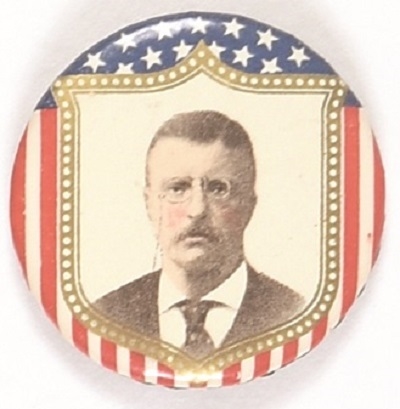 Roosevelt Shield, Stars and Stripes Pin