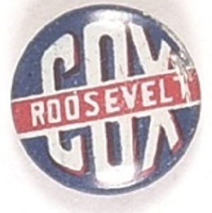 Cox and Roosevelt Blue Litho