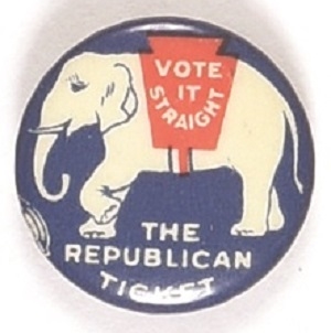 Coolidge Vote is Straight 7/8 Inch Pin