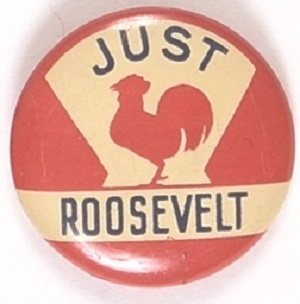 Just Roosevelt Rooster Pin