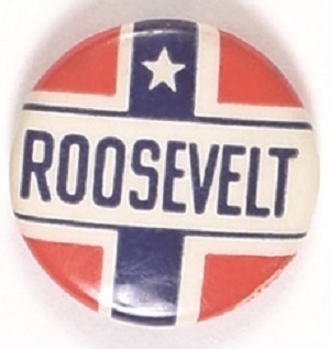 Franklin Roosevelt One Star Celluloid
