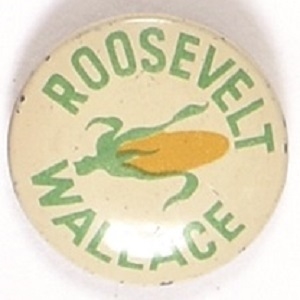 Roosevelt, Wallace Ear of Corn Litho