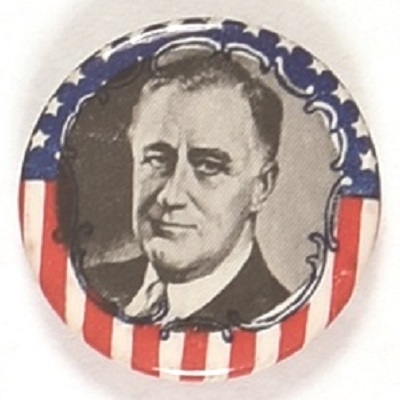 FDR Stars and Stripes Celluloid