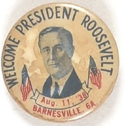 FDR Rare Welcome President Roosevelt