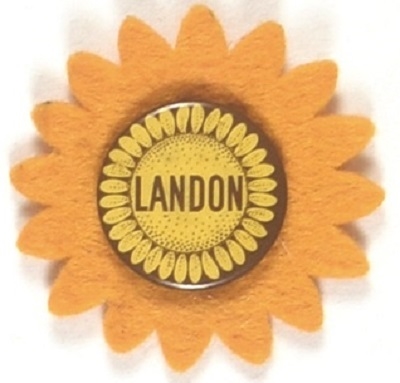 Landon Sunflower Pin and Felt Flower