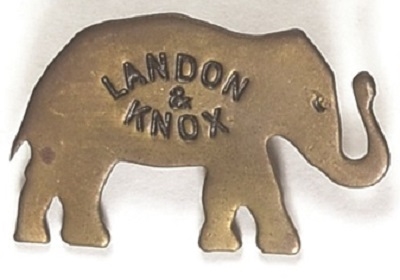 Landon and Knox Metal Elephant