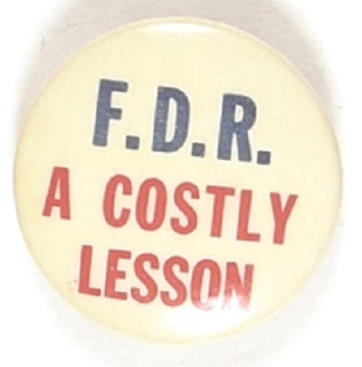 FDR a Costly Lesson