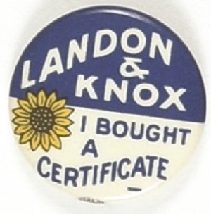 Landon I Bought a Certificate