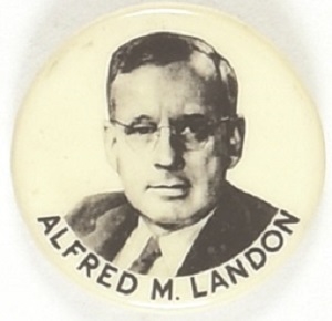 Alfred M. Landon Picture Pin