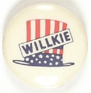 Willkie Top Hat Celluloid
