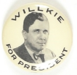 Willkie for President Picture Pin