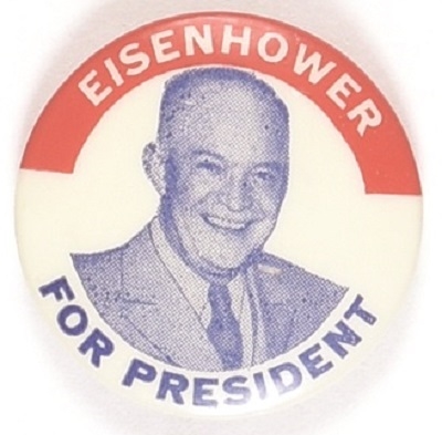 Eisenhower for President RWB Picture Pin