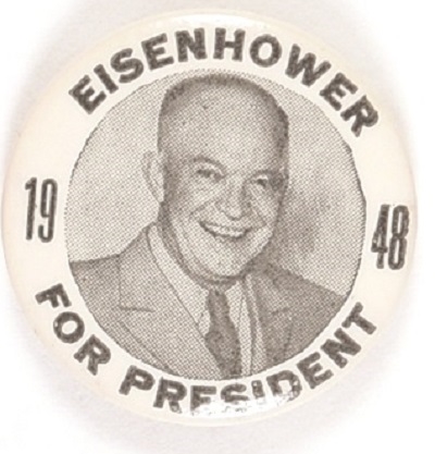 Eisenhower for President 1948 Celluloid