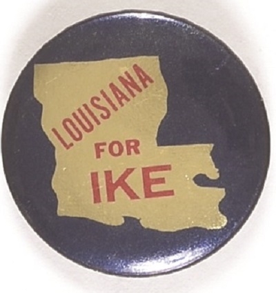 Louisiana for Ike State Set Pin