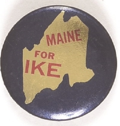 Maine for Ike State Set Pin