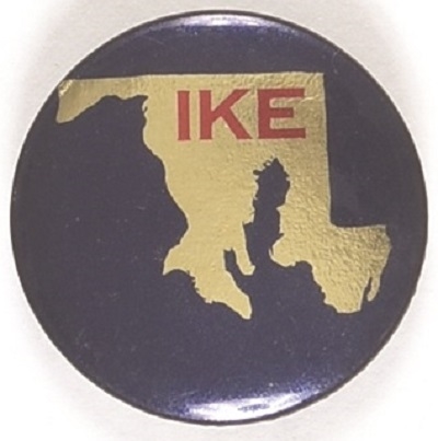 Maryland for Ike State Set Pin
