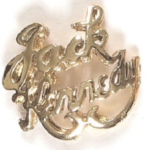 Jack Kennedy Script Clutchback Pin