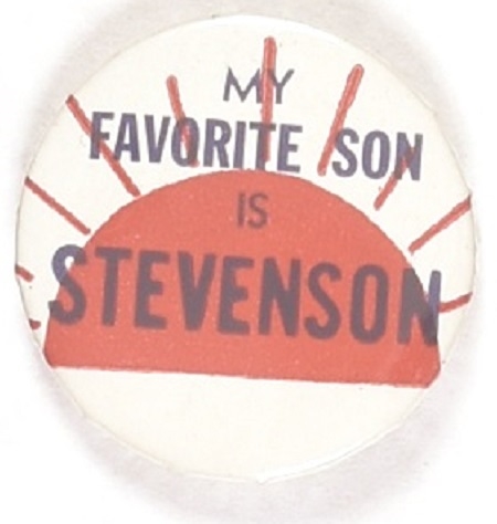 Stevenson My Favorite Son