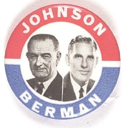 Johnson, Berman Coattail Pin