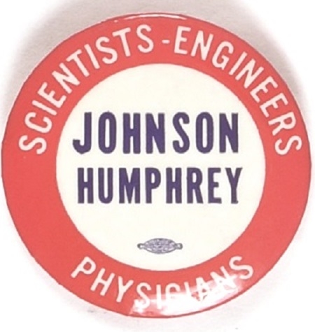 Scientists, Engineers for Johnson Red Pin