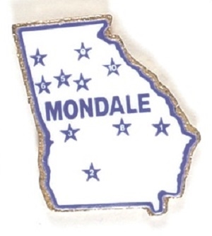 Mondale Georgia AFL-CIO Clutchback Pin