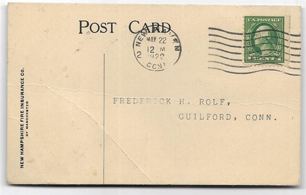 Presidential Race 1922 Postcard
