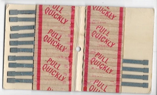 Pull for Willkie Matchbook