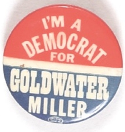 Democrat for Goldwater, Miller