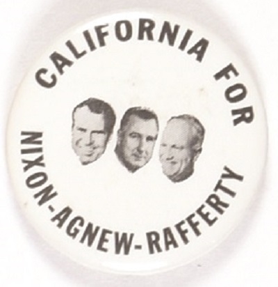 California for Nixon, Agnew, Rafferty 