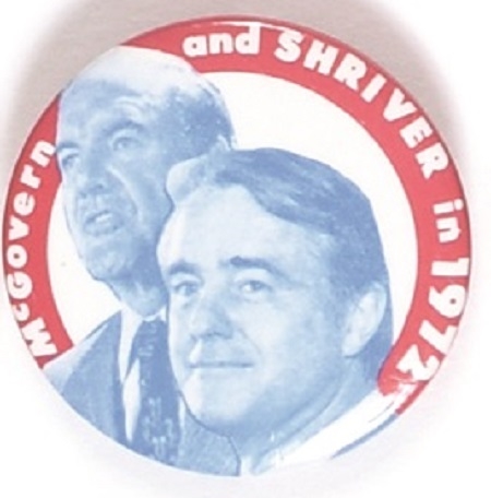 McGovern and Shriver in 1972