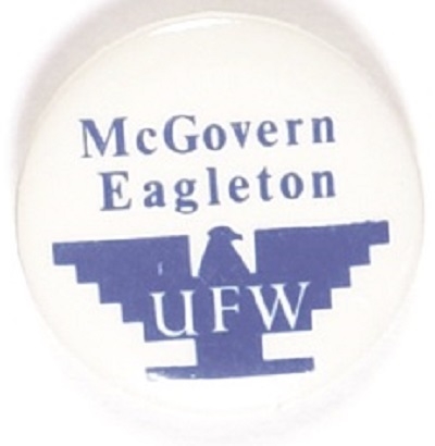 McGovern UFW Blue Eagle Celluloid