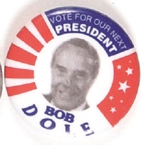 Dole for President Small Celluloid