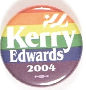 Kerry, Edwards Rainbow Pin