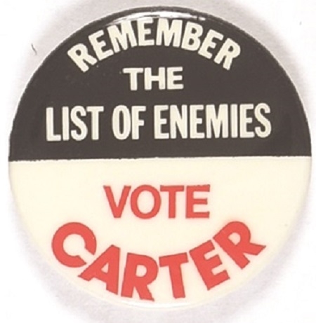 Remember the List of Enemies, Vote Carter